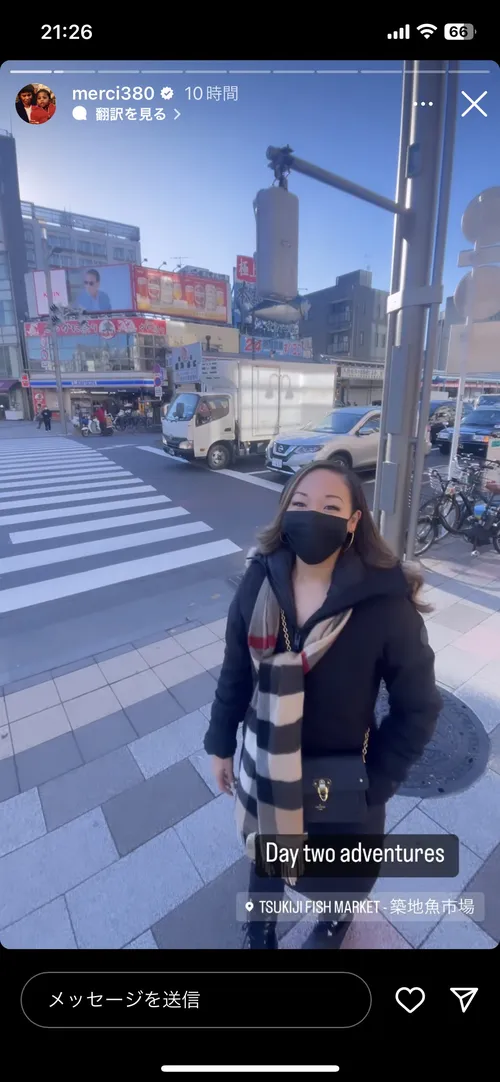 ホイットニー・マーシラス at 東京 築地場外市場