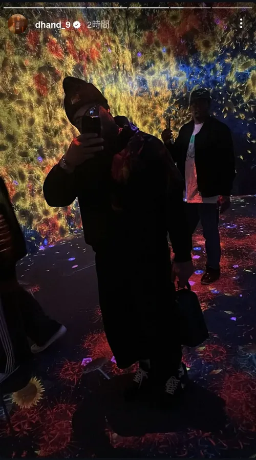 デショーン・ハンド at チームラボプラネッツ TOKYO DMM