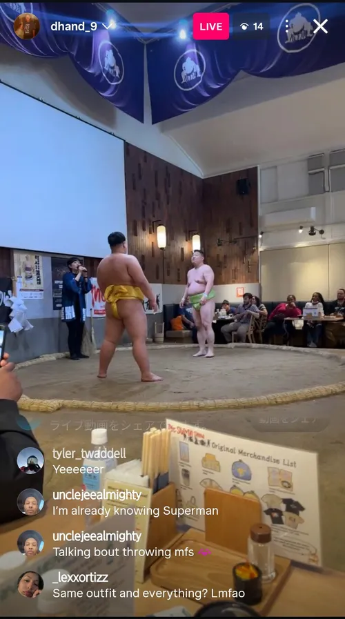 デショーン・ハンド at 横綱とんかつ どすこい田中
