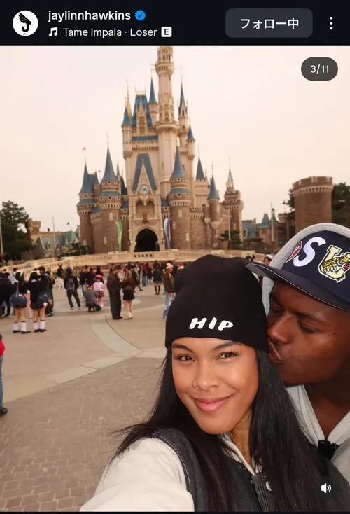 ジェイリン・ホーキンス at 東京ディズニーランド シンデレラ城