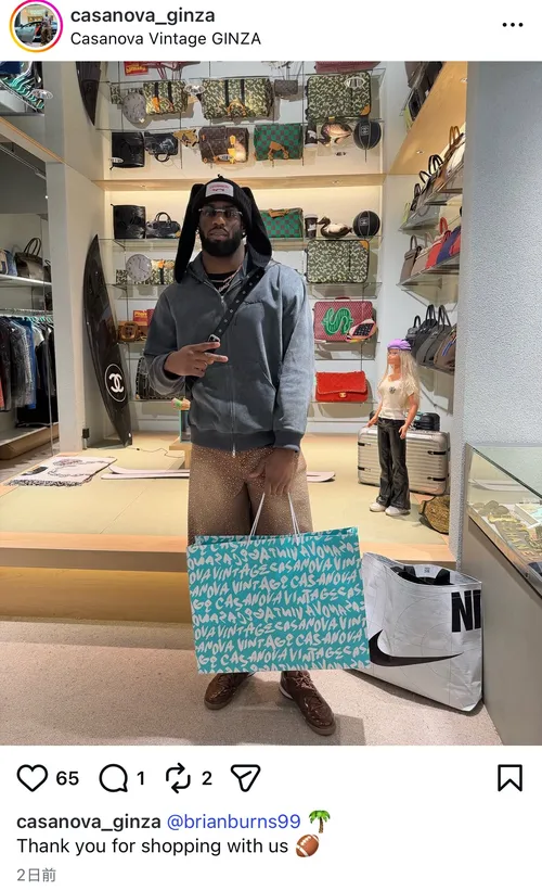 ブライアン・バーンズ at CASANOVA VINTAGE 表参道