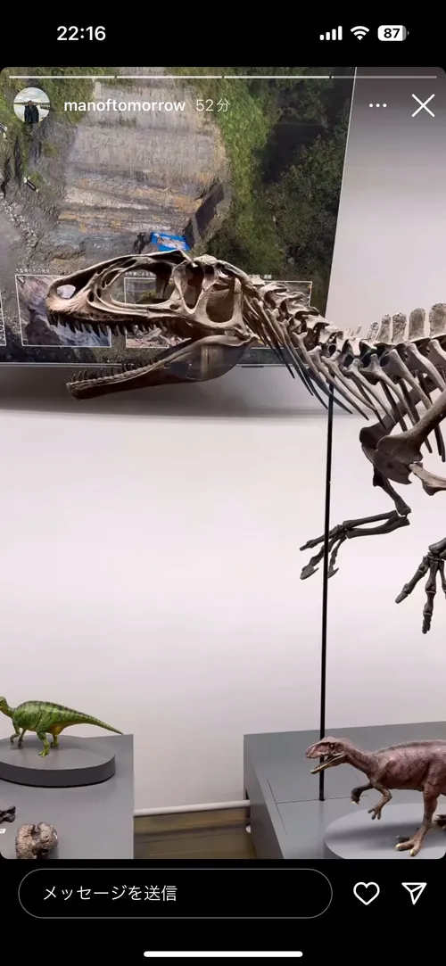 マイルズ・ギャレット at 福井恐竜博物館