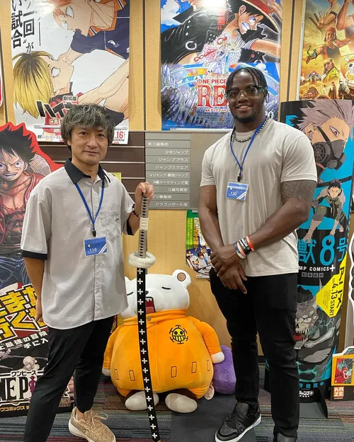 サムソン・エブカム at 集英社 第3編集部