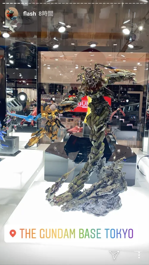 ジョシュ・ゴードン at 東京 お台場 GUNDAMBASE