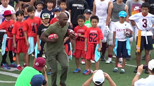 エイドリアン・ピーターソン at 富士通川崎スタジアム