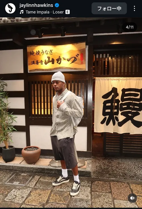 ジェイリン・ホーキンス at 大阪 法善寺横丁