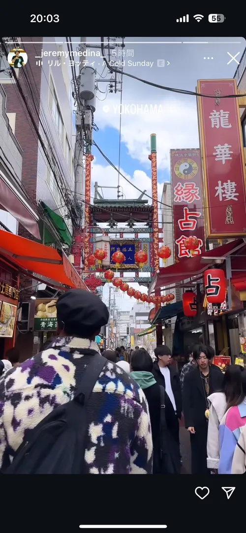 マイルズ・ギャレット at 横浜中華街市場通り2