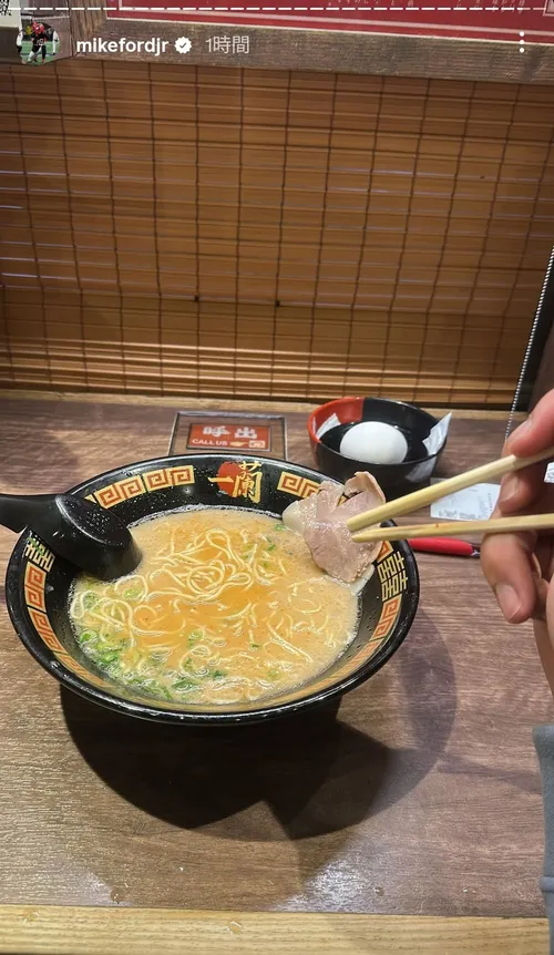 マイク・フォードJr at 一蘭