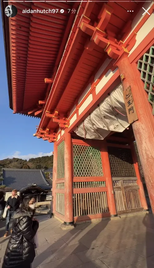 エイダン・ハッチンソン at 京都 伏見稲荷大社