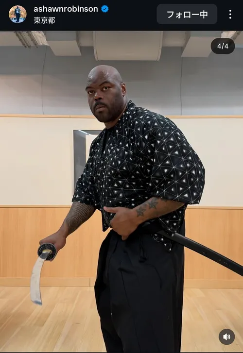 エイショーン・ロビンソン at SAMURAI EXPERIENCE in Tokyo "SAMURAI've"