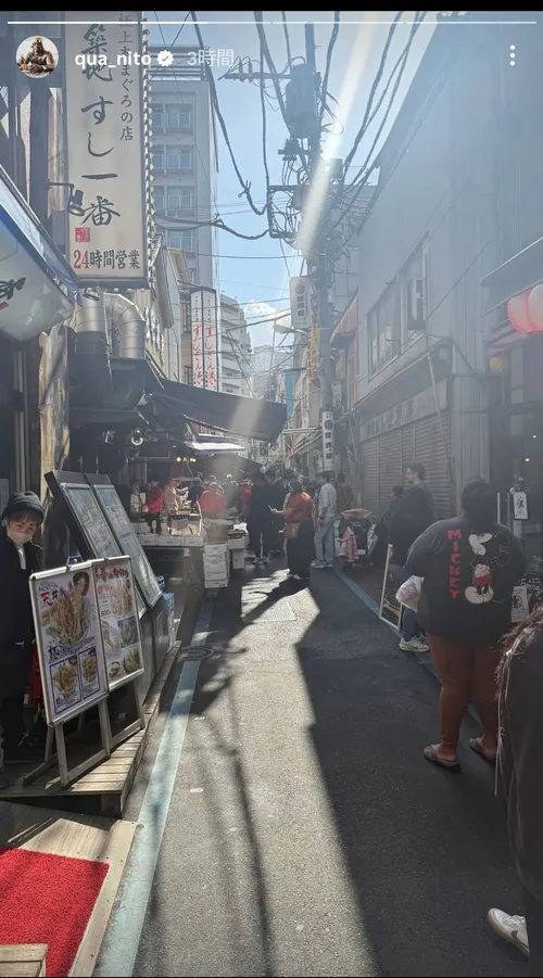 アル・クアディン・ムハンマド at 築地場外市場 すし一番前