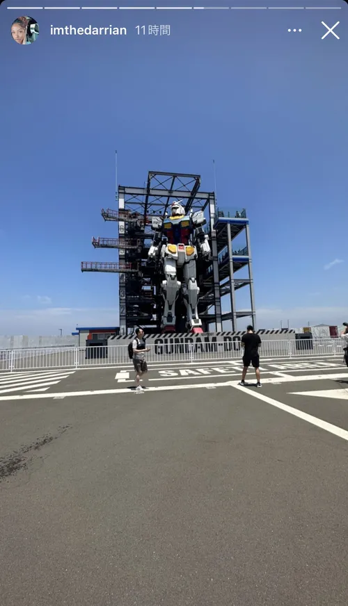 ジャマール・ウィリアムス at 横浜 山下ふ頭 動くガンダム