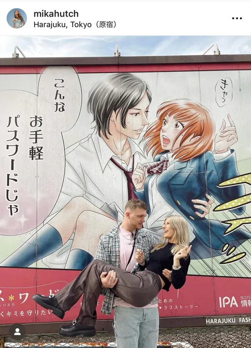 エイダン・ハッチンソン at 東京 JR原宿駅広告
