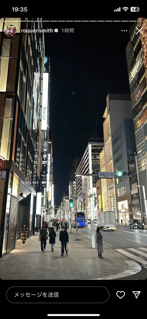 ロクアン・スミス at 銀座7丁目