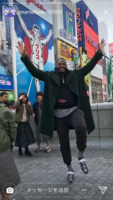 マーテラス・ベネット at 大阪 道頓堀 戎橋