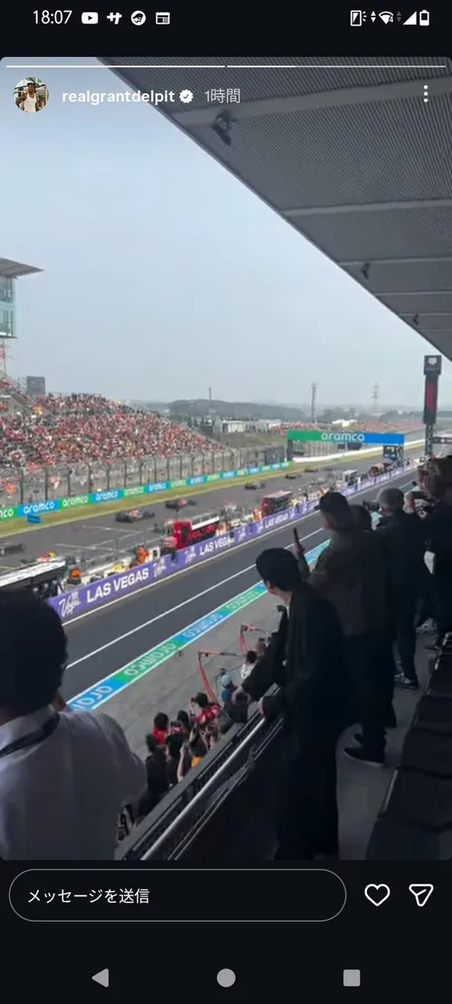 グラント・デルピット at 鈴鹿サーキット
