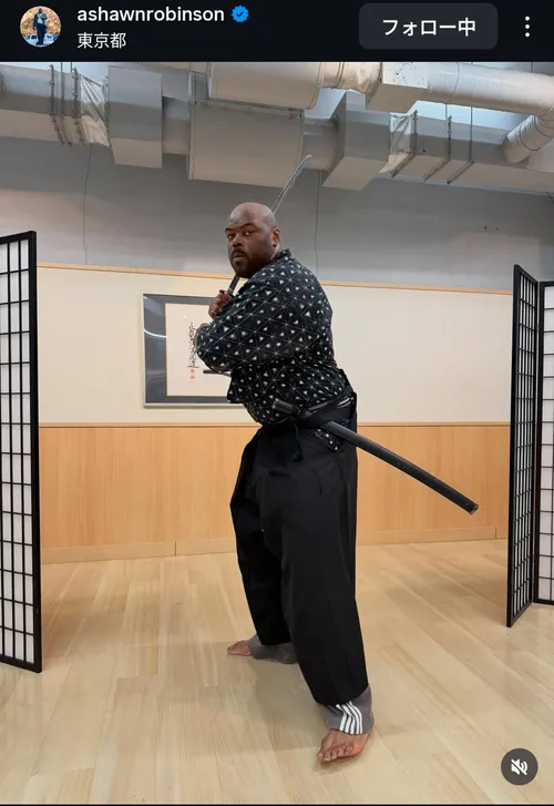 エイショーン・ロビンソン at SAMURAI EXPERIENCE in Tokyo "SAMURAI've"