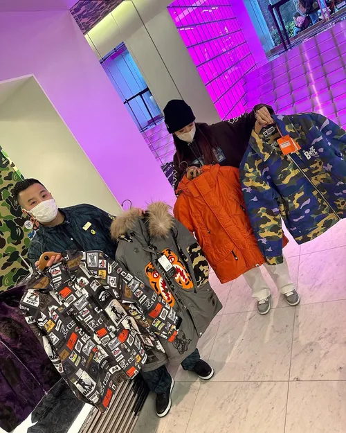 デイビッド・ヌジョク at BAPE STORE 渋谷 (A BATHING APE)