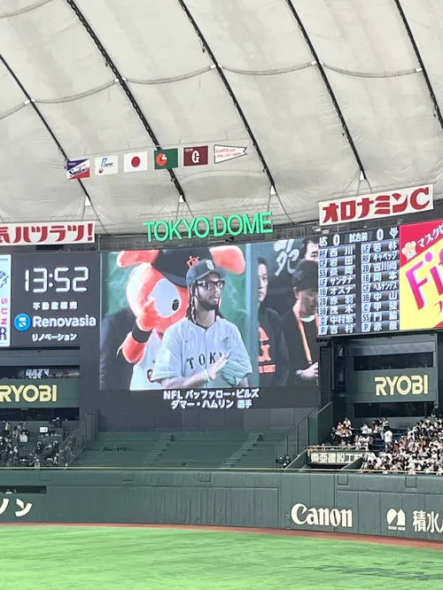 ダマー・ハムリン at 東京ドーム