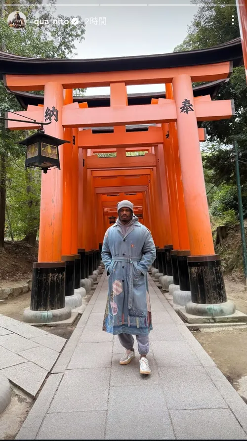 アル・クアディン・ムハンマド at 京都 伏見稲荷大社
